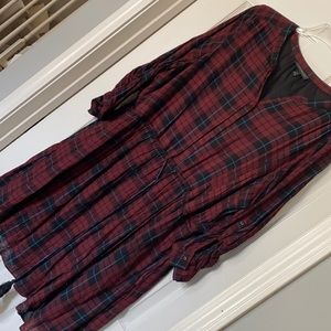 Lane Bryant 28 Plaid Dres